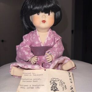 1984 Handmade Japanese Doll made for Yoko San’s Mini Conf Doll Lovers SLC, Utah